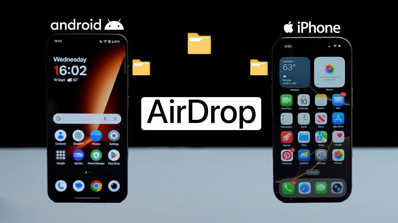 Как сделать Air Drop с Android на iPhone?