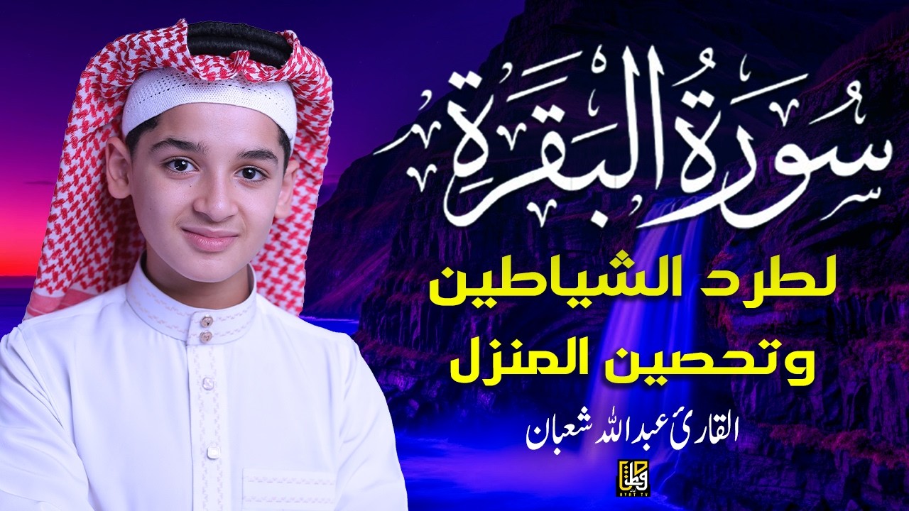 سورة البقرة كاملة - أفضل تلاوة لطرد الشيطان وإدخال السكينة والأمن على البيت عبدالله شعبان