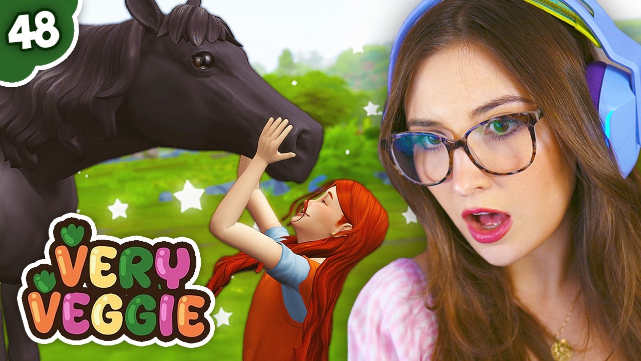 we got a HORSE??? 🍆 very veggie legacy #48 (the sims 4)