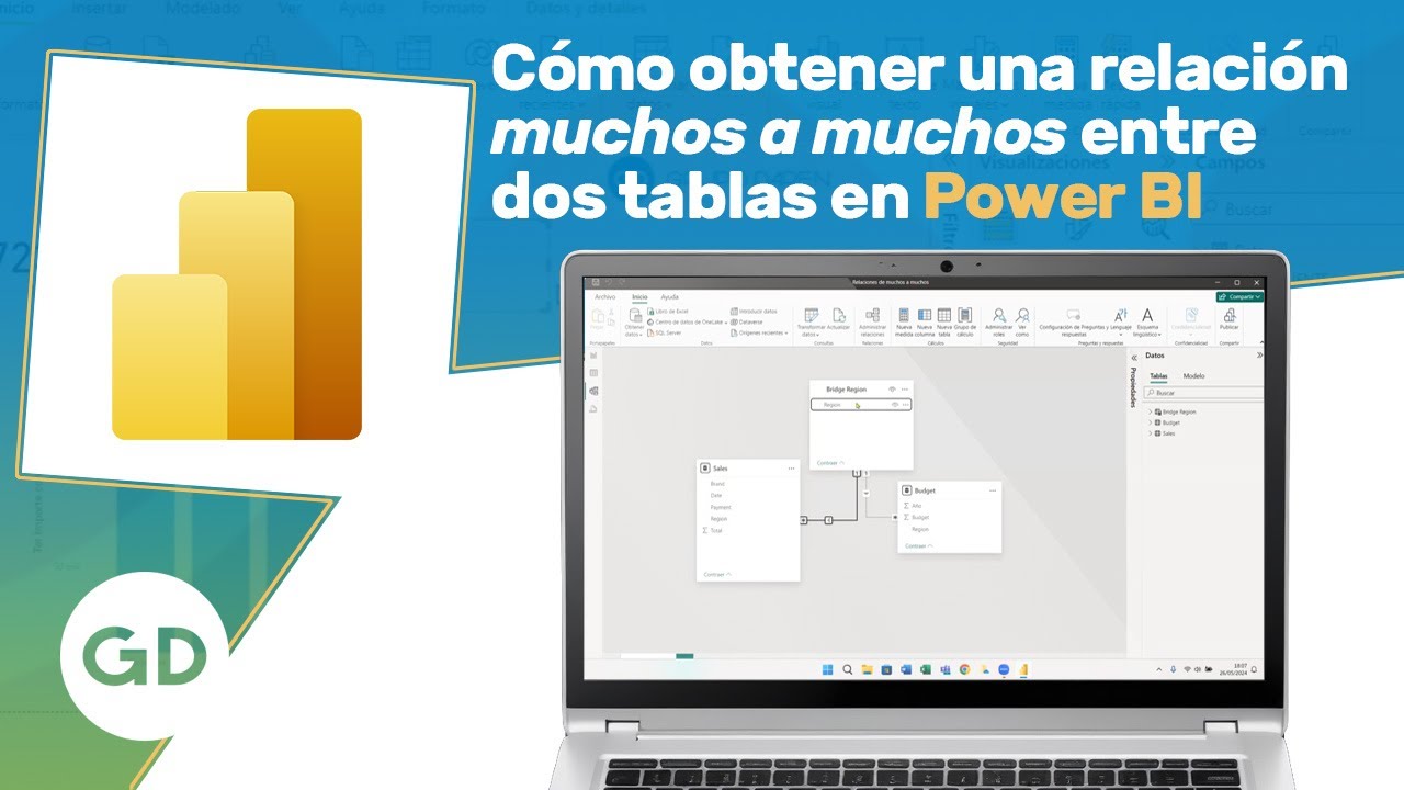 Cómo crear tabla puente en Power BI para obtener una relación muchos a muchos entre dos tablas
