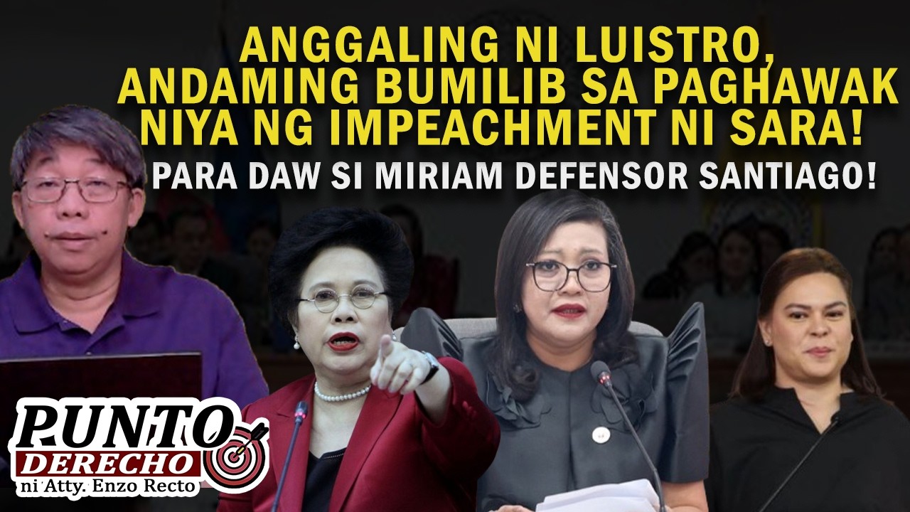 ANGGALING NI LUISTRO, ANDAMING BUMILIB SA PAGHAWAK NIYA NG IMPEACHMENT NI SARA!