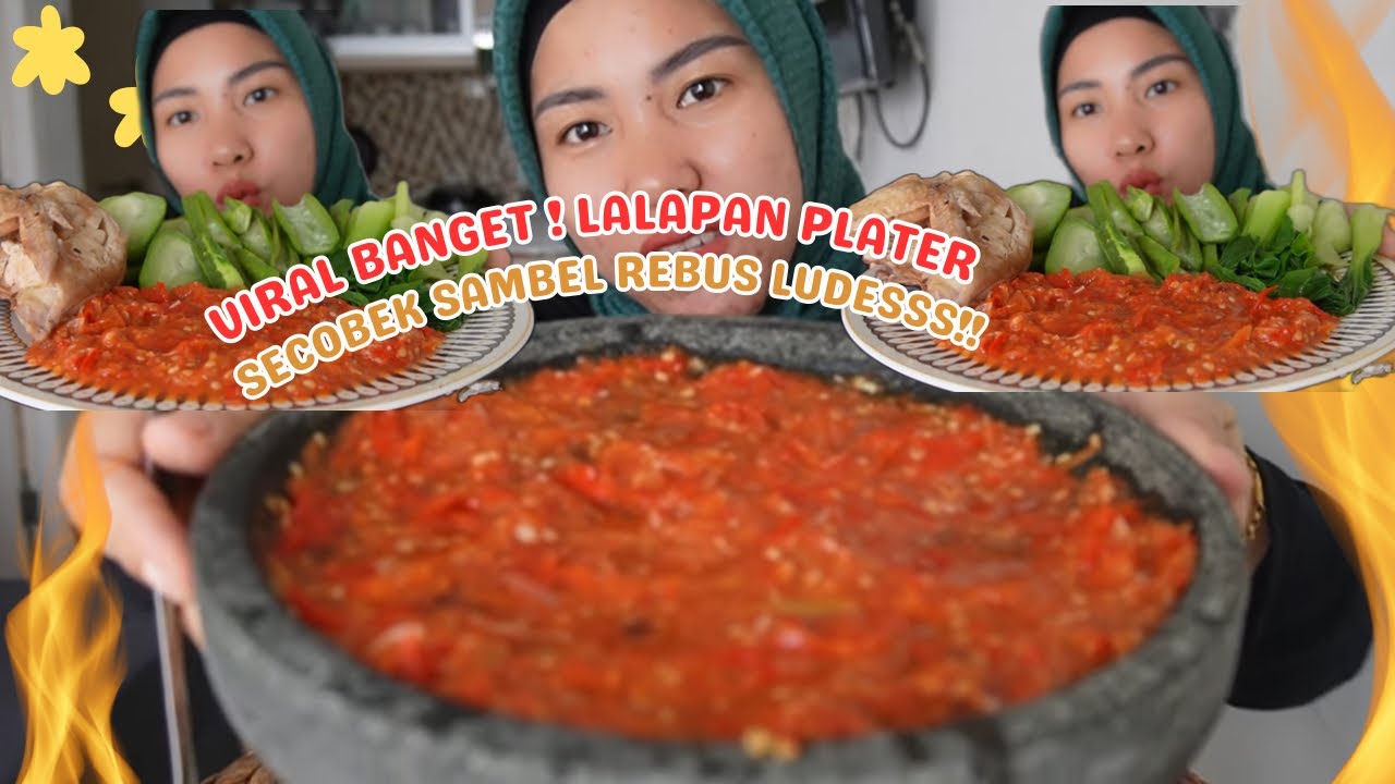LALAPAN PLATER PAKAI SAMBAL REBUS!
