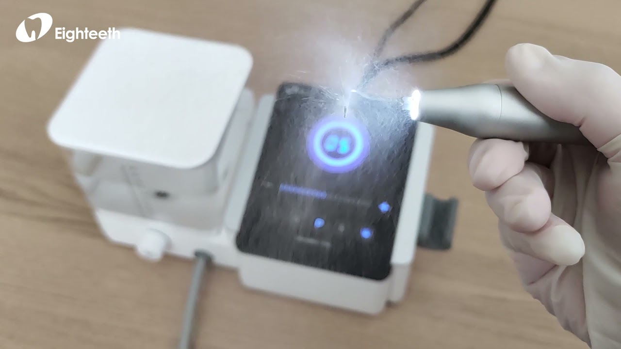 Eighteeth Ultrasonic Scaler UltraMint Tip Demonstration Endodontic Scaling Periodontic All in One