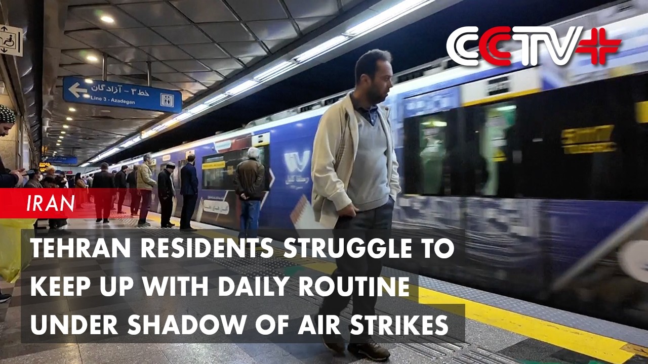 Tehran Residents Struggle to Keep up with Daily Routine Under Shadow of Air Strikes