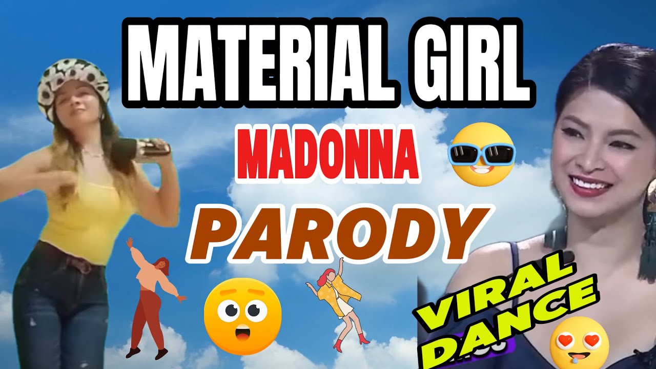 FILIPINA SINGER SINGS AND DANCE MATERIAL GIRL By MADONA