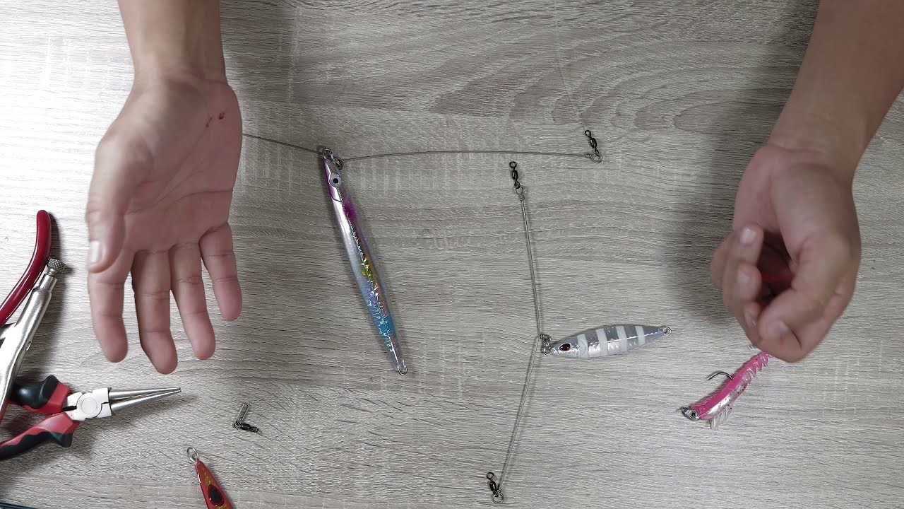 How to make a Wire spreader rig for Jigging