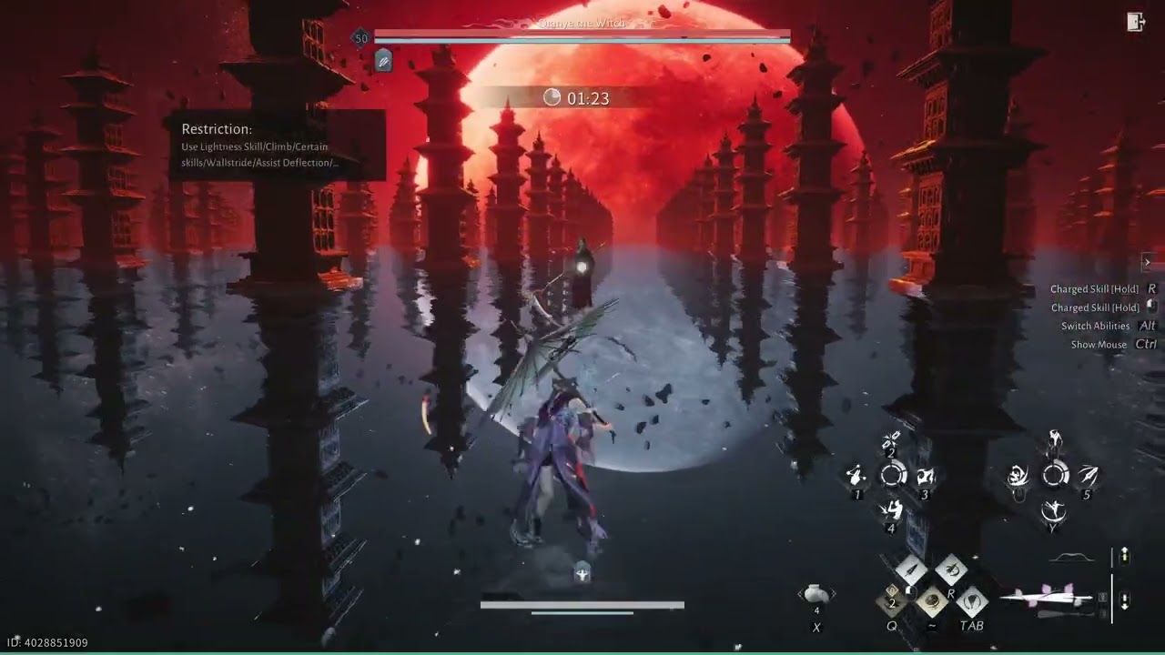 Where Winds Meet | No Damage Qianye with Silkbind - Jade (Vernal Umbrella - Inkwell Fan)