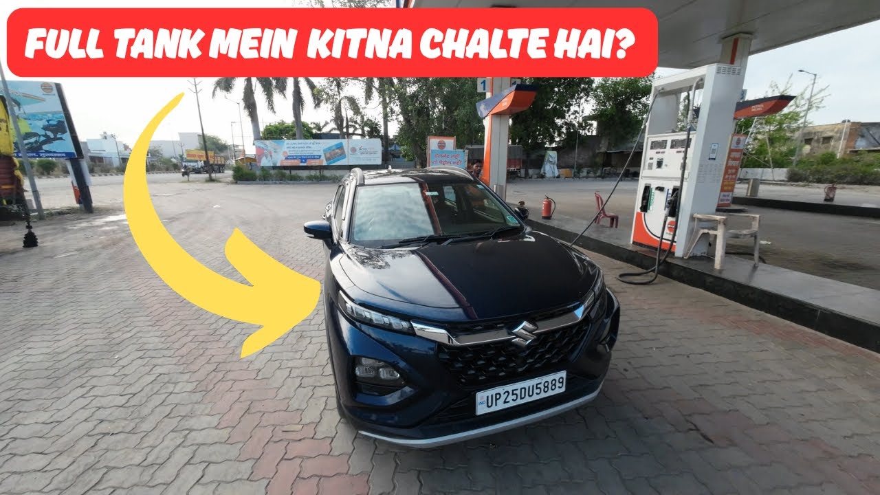 Ultimate Mileage test of Maruti Suzuki fronx - Brim to brim test 2025