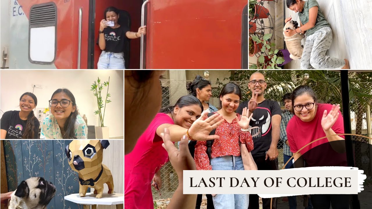 *LAST DAY* in my college | packing, visiting friend's home, meeting Gogo, etc | VLOG 23