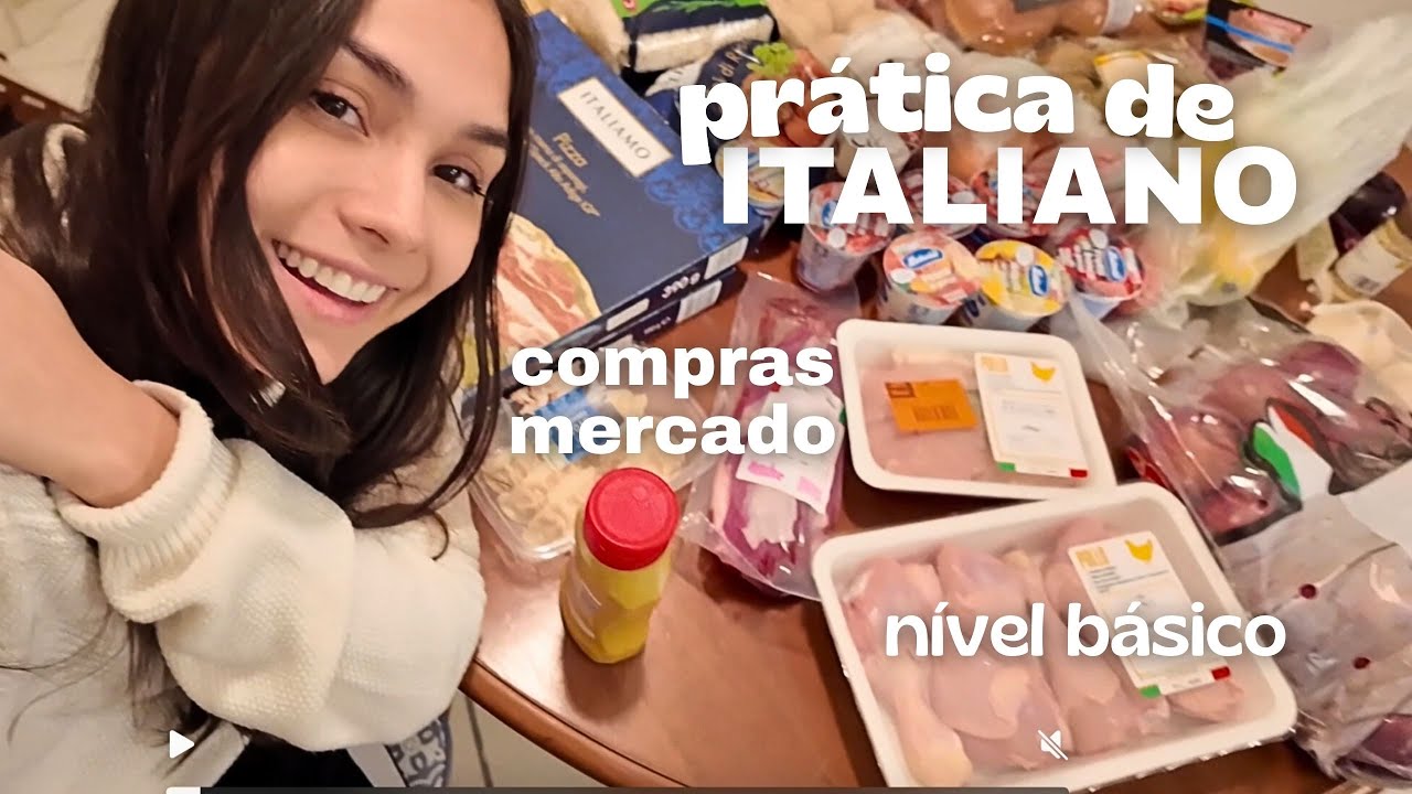 ITALIANO NA PRÁTICA - compras no mercado, nome dos produtos & preços
