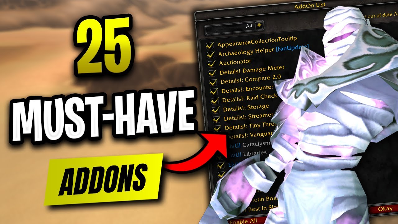 25 Addons You NEED to Use in Cataclysm Classic