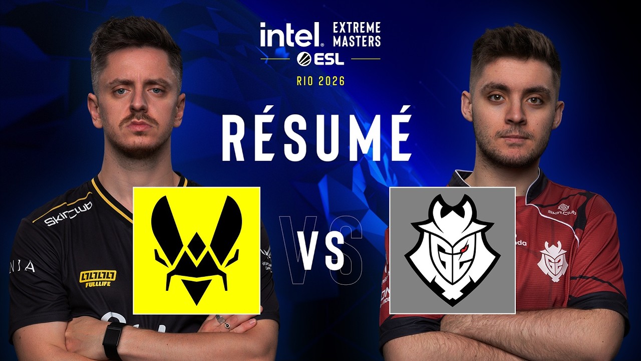 VITALITY vs G2 : Le r&eacute;sum&eacute; - IEM Rio 2026