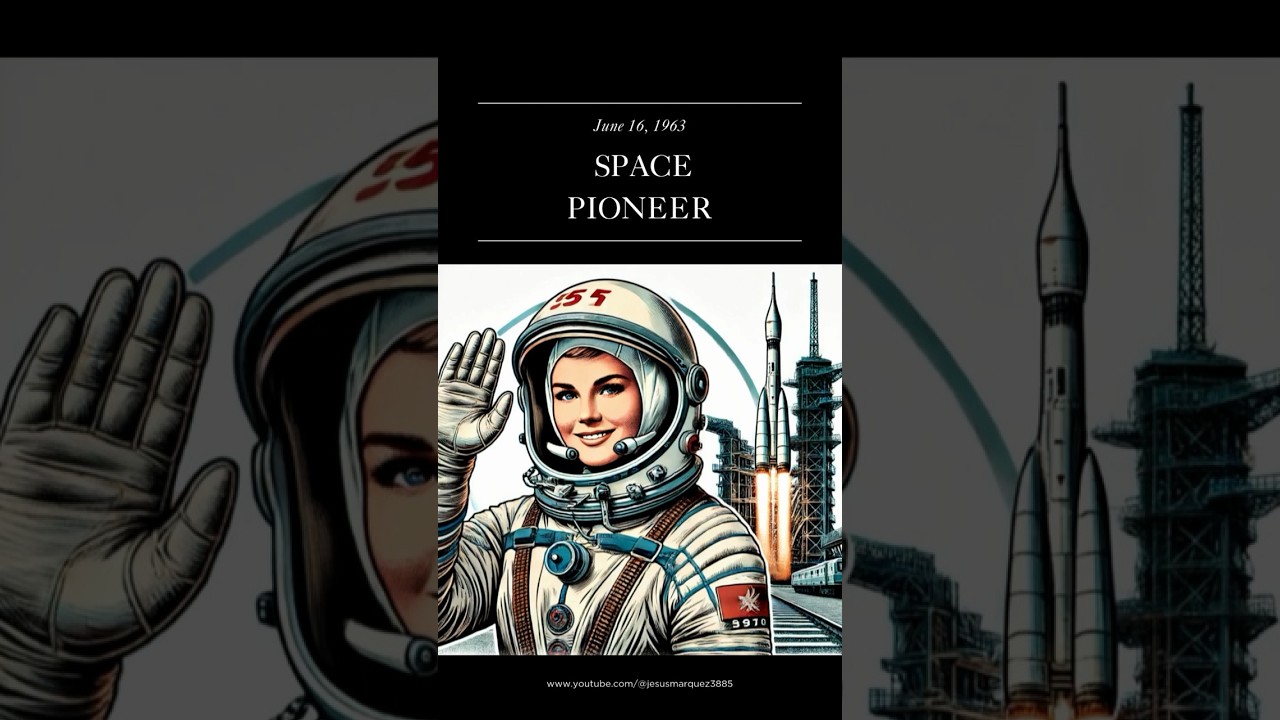 June 16, 1963 SPACE PIONEER #history#culture#science#didyouknow