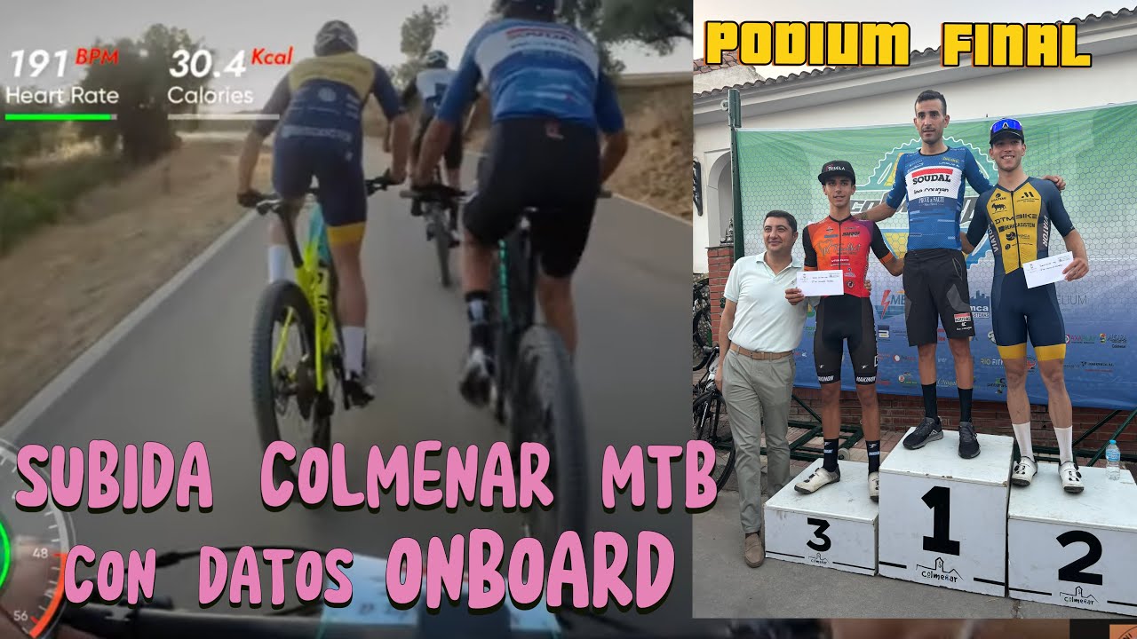 SUBIDA MTB COLMENAR 2024🥉| LUCHA CON PROS🤪