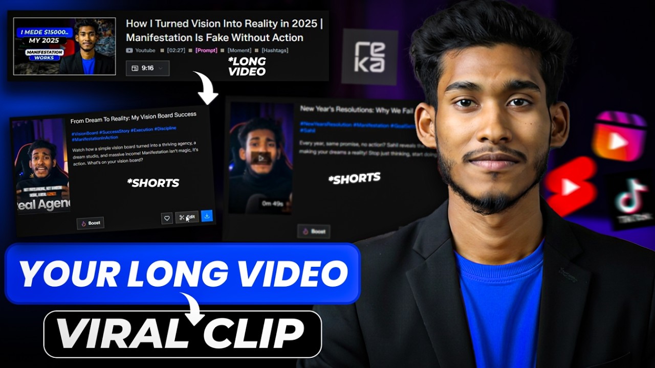 This AI Tool Turns Long Videos Into Viral Clips Instantly | Reka Clip Review
