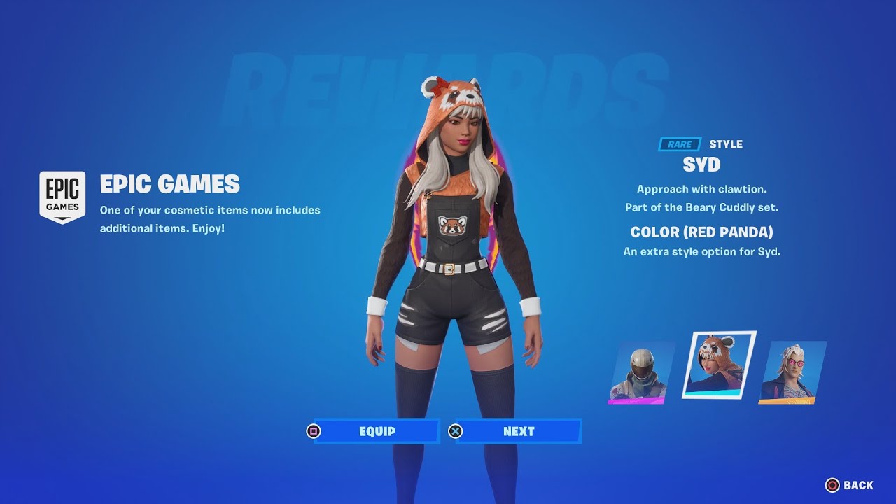 One Of The BEST Skins In Fortnite Just Got BETTER (Red Panda Syd Gameplay)