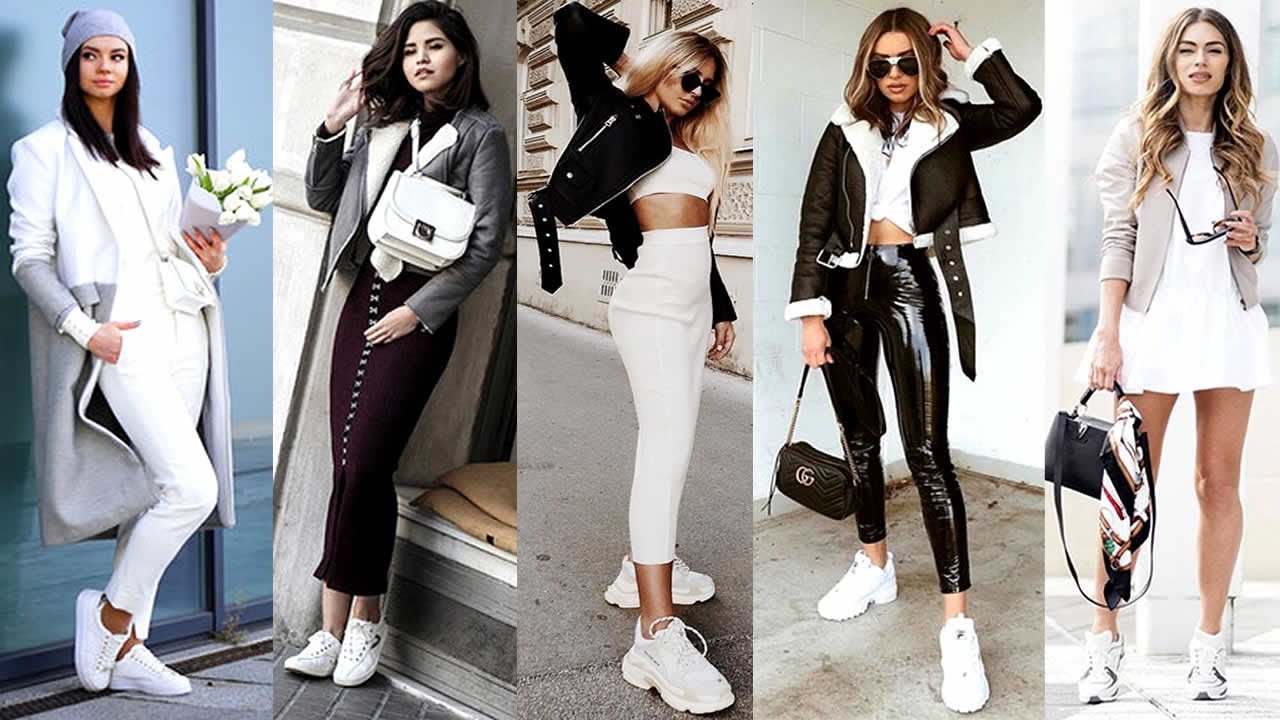 COMBINA TENIS BLANCOS CON TUS PRENDAS FAVORITAS