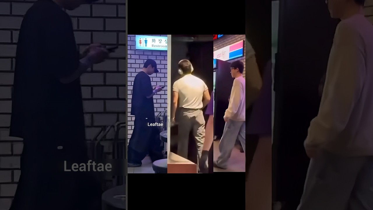 OMG😳 VMINKOOK were spotted at Baekjeon korean BBQ in LA 🔥 #ytshorts #V #jk #jimin #vminkook #shorts