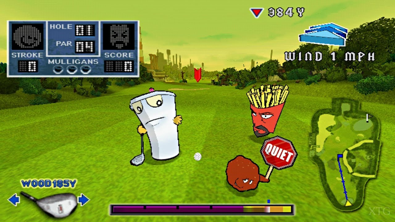 Aqua Teen Hunger Force Zombie Ninja Pro-Am PS2 Gameplay HD (PCSX2)