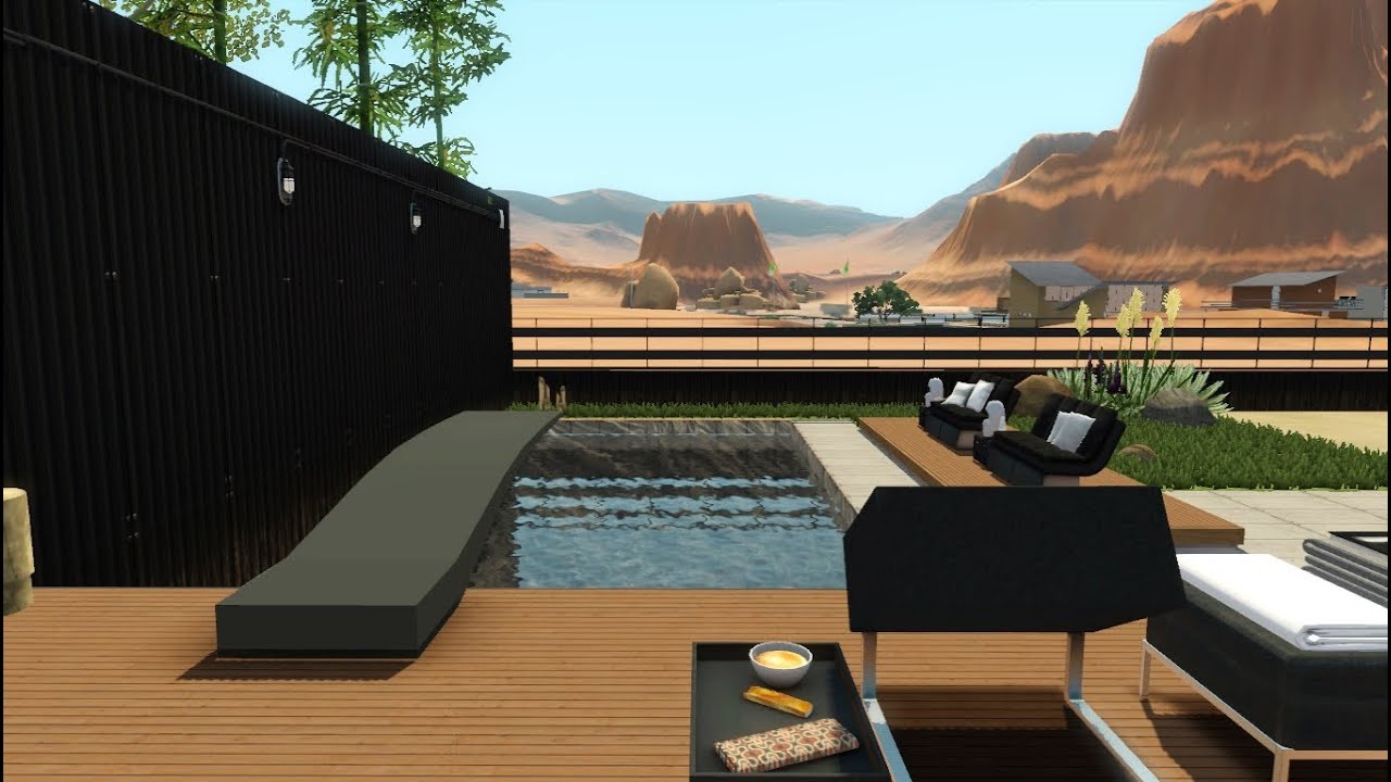 The Sims 3 - Modern desert retreat featuring MarcusSims91 + DOWNLOAD  1080p
