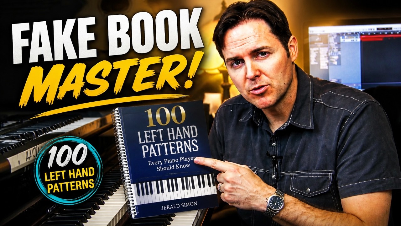 How to Play Piano with a Fake Book - 100 Left Hand Patterns Every Piano Player Should Know!