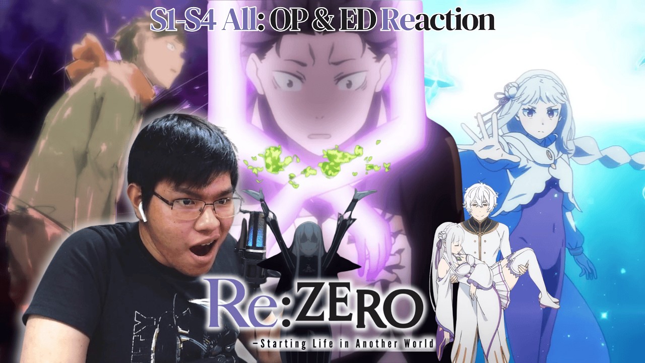 I JUST WITNESSED CINEMA! | Re:ZERO Season 1-4 All Opening & Ending Reaction