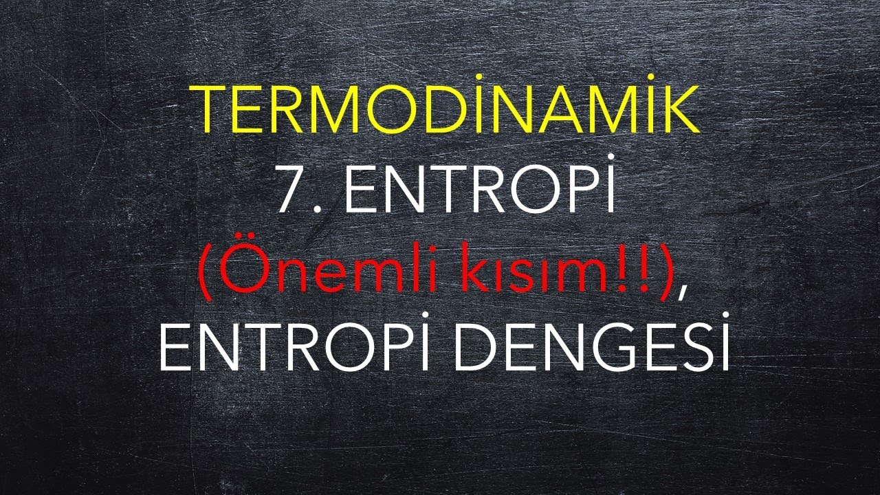 Termodinamik, 7. Entropi, Entropi Dengesi