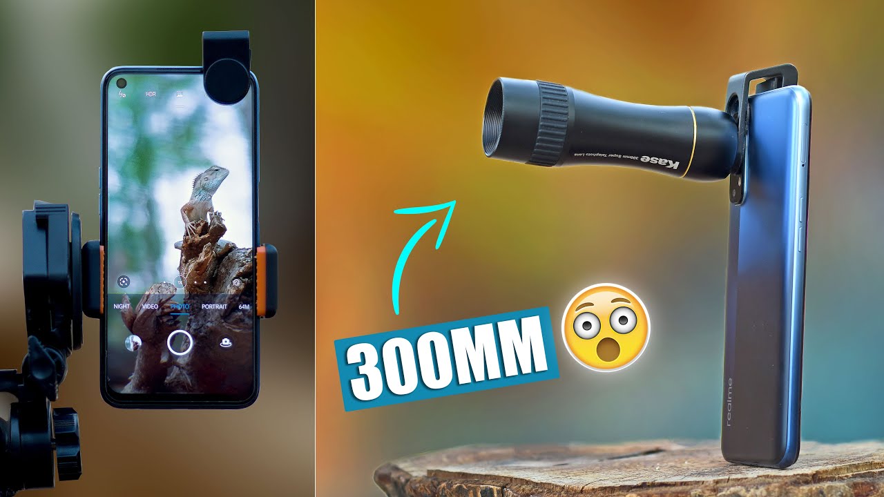 MASSIVE 300mm Zoom Lens for Mobile Camera | 4K Super Telephoto Lens for Smartphone