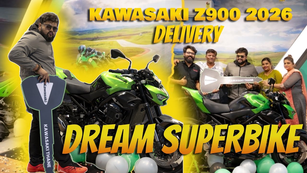 Kawasaki Z900 2026 Delivery Vlog🔥 | Dreams, Hard Work & Pure Happiness! | First Ride #kawasakiz900