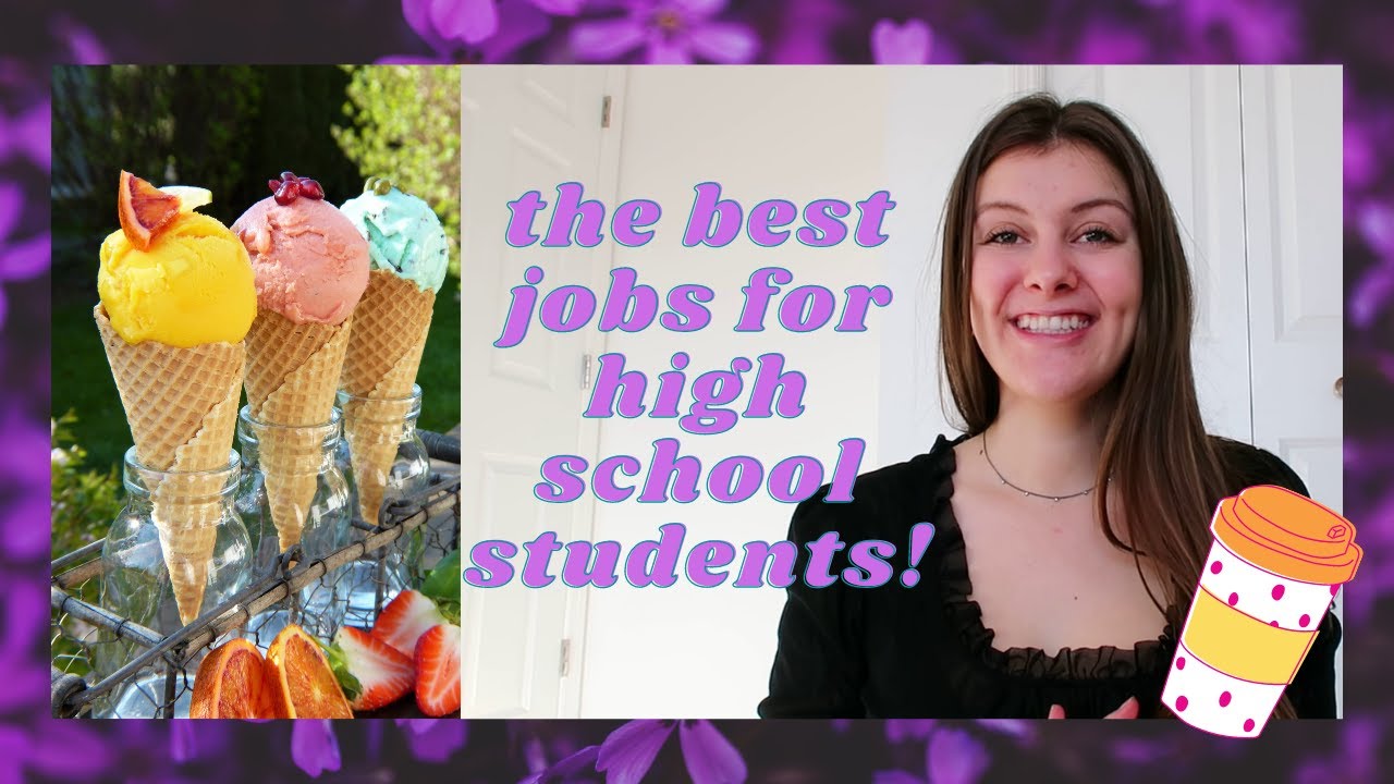 the BEST jobs for high school students! your perfect first job :)