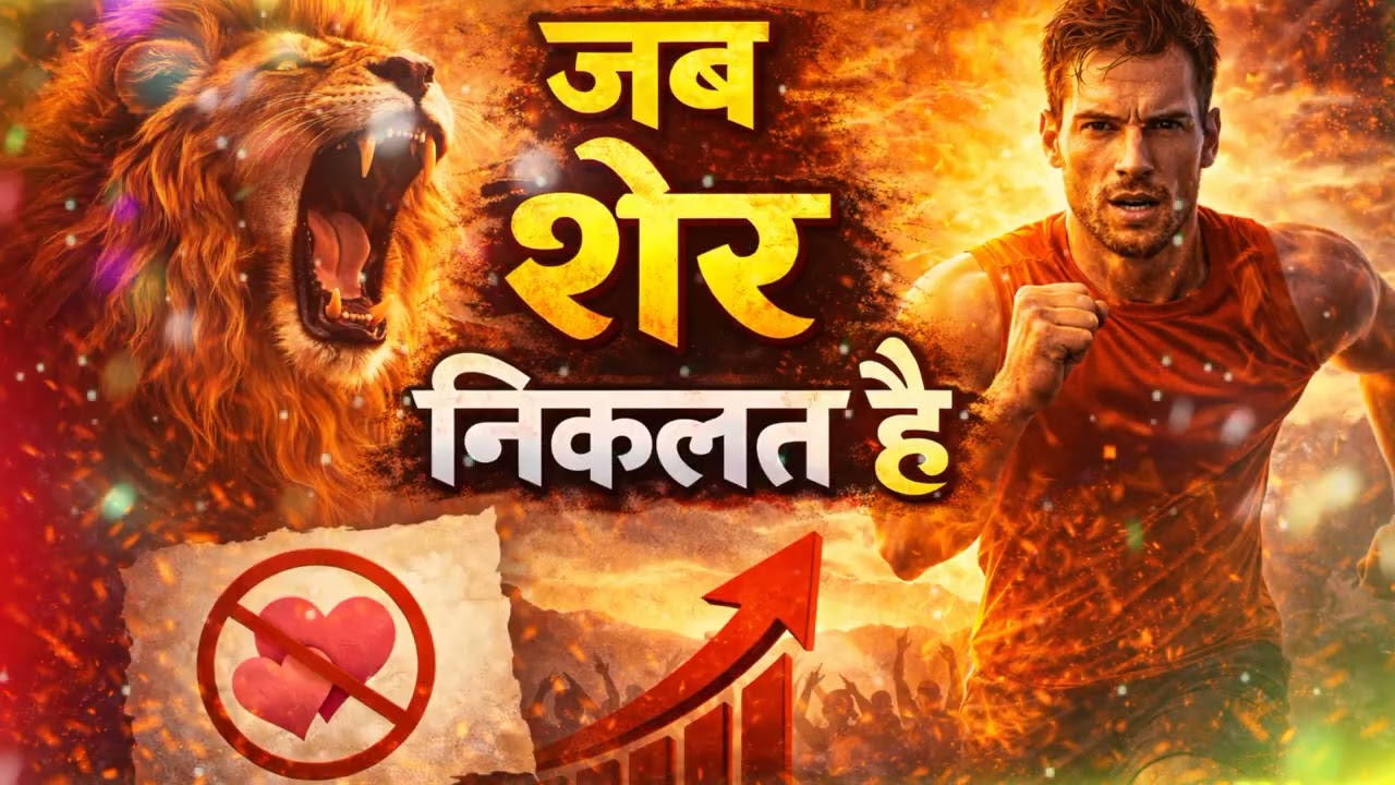 “जब शेर निकलता है” | Best Motivational Song | Powerful Inspiring Song | Hardip Motivation |