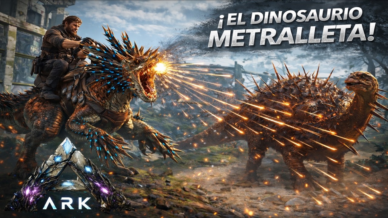 ¡Conseguimos el INCREÍBLE DINOSAURIO METRALLETA en ARK! ⚡🦖💥 | ARK Camino a la Ascensión - Episodio 2