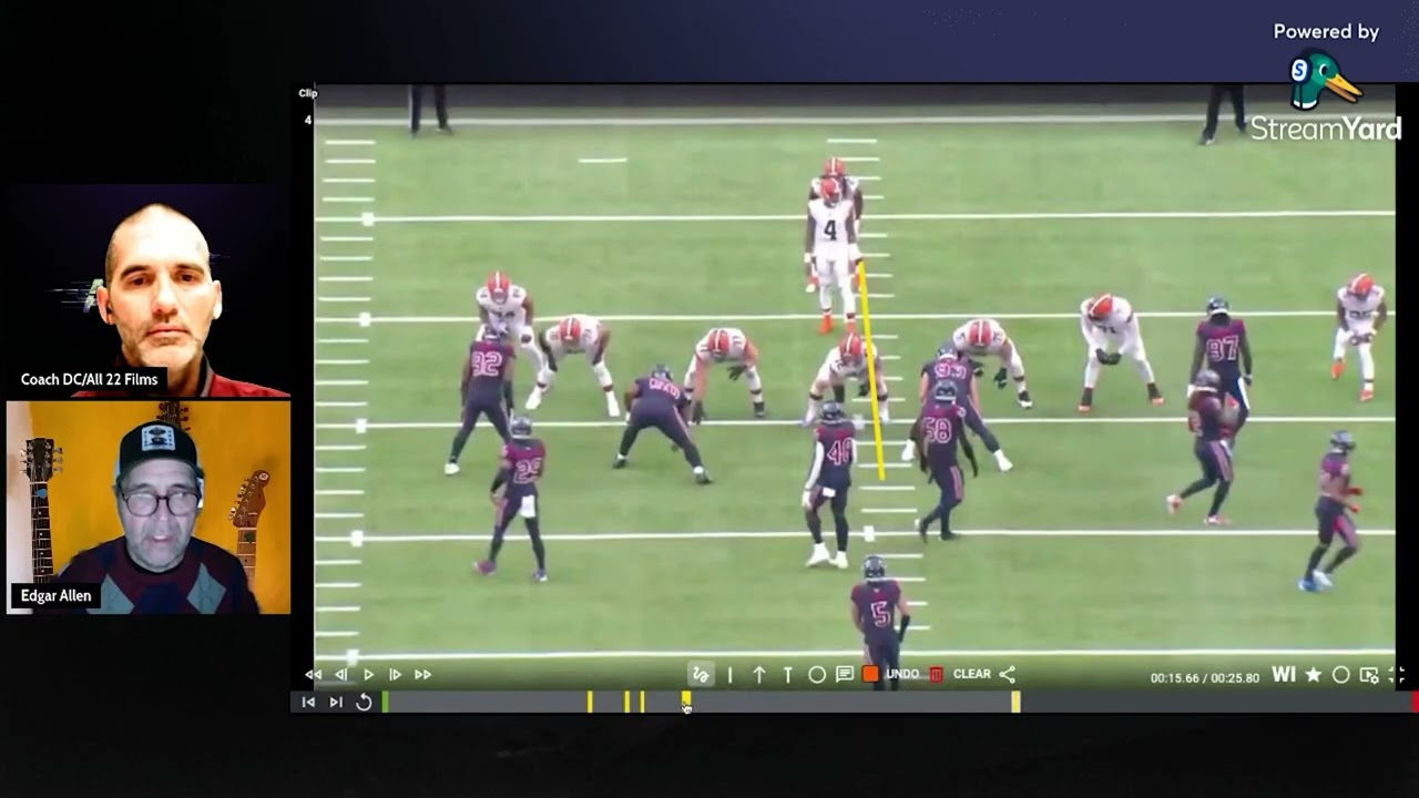 Kevin Stefanski Boot/Keeper game - film study with Coach D.C.