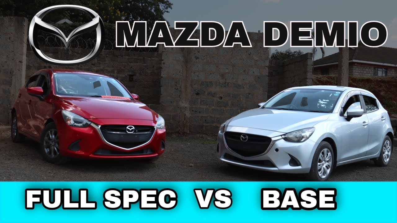 Mazda Demio Full Spec vs Base Model | Features & Specs Comparison