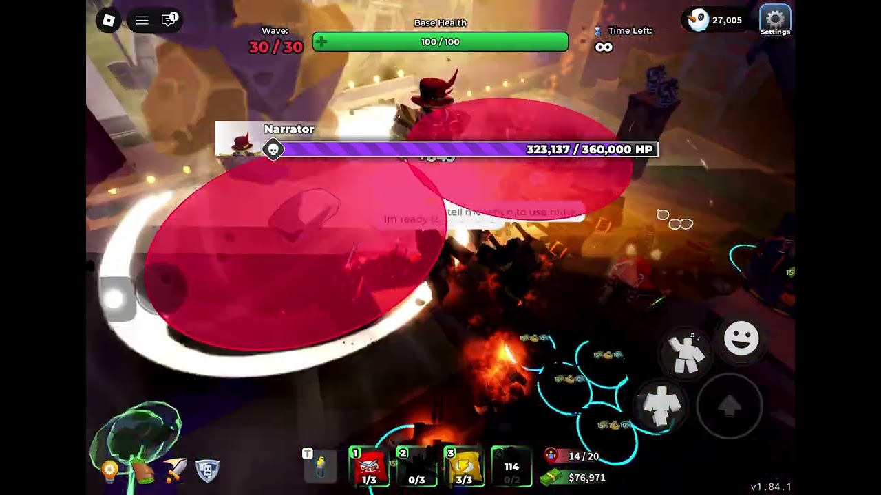 Beating Narrator (Easy Mode) TDS Final Act | With @hansmatthewaromin8722