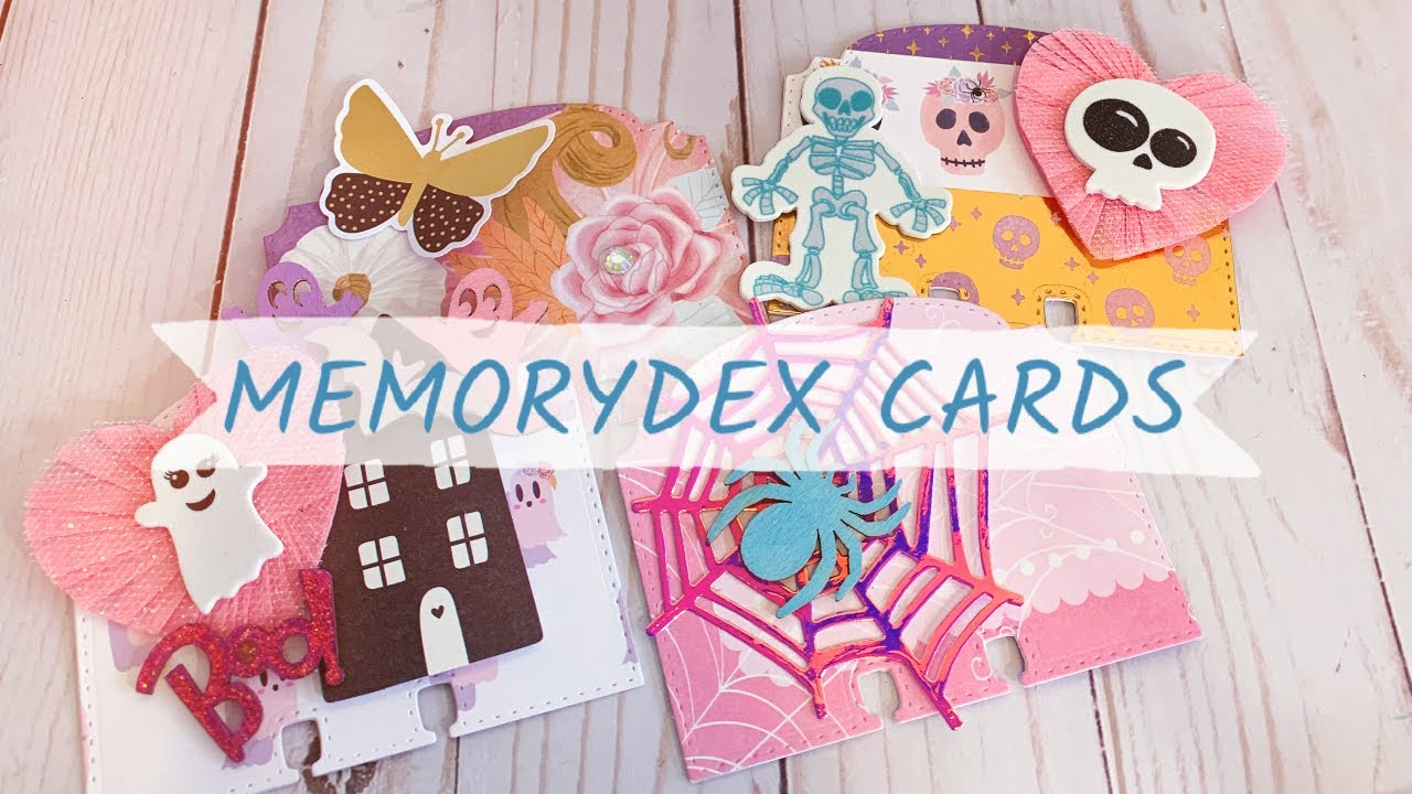 Craft With Me || Pastel Halloween Memorydex Cards