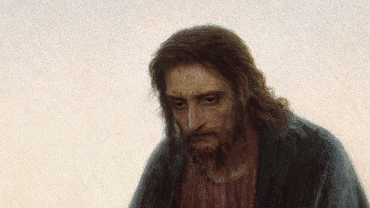 Christ in the Desert by Ivan Kramskoi