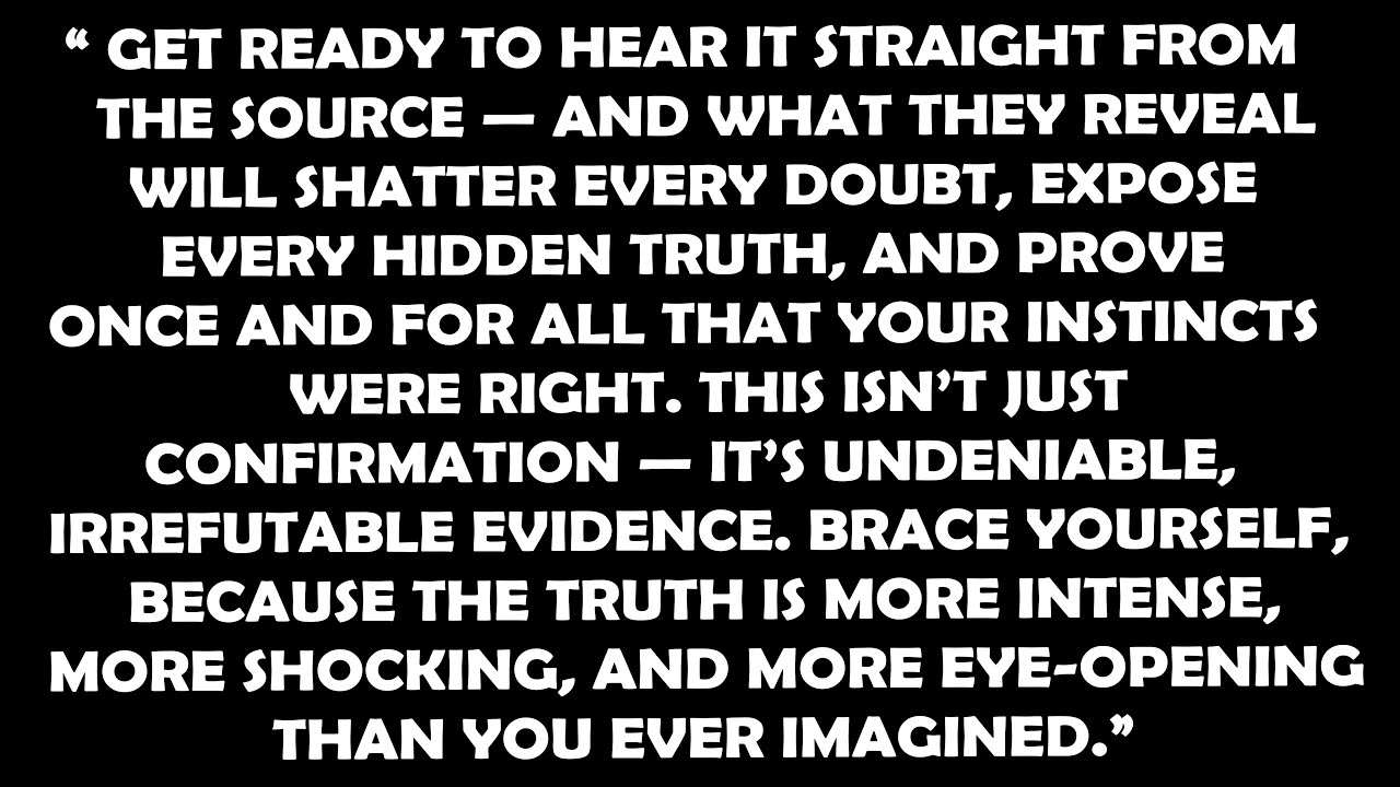“They Just Broke Their Silence — And What They Revealed Changes Everything”