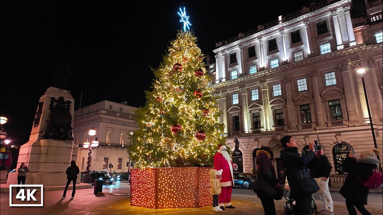 St James’s London Christmas 2025 🎄 The Ritz, Jermyn Street, Arcades & Festive Lights Walk | 4K HDR
