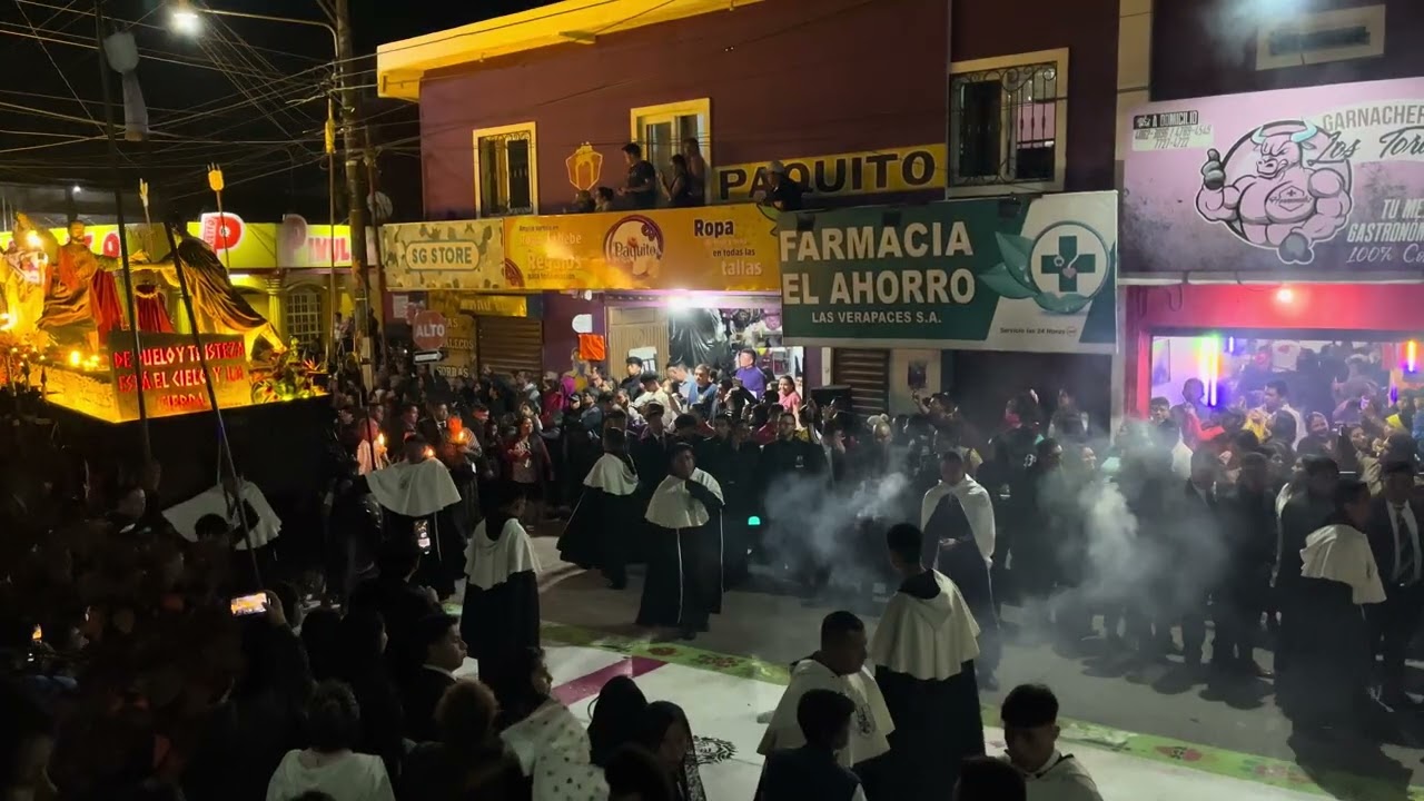 PROCESIÓN SEÑOR SEPULTADO CRISTO YACENTE DE LA EXALTACIÓN DE LA CATEDRAL DE COBÁN A.V. PT 8 2024