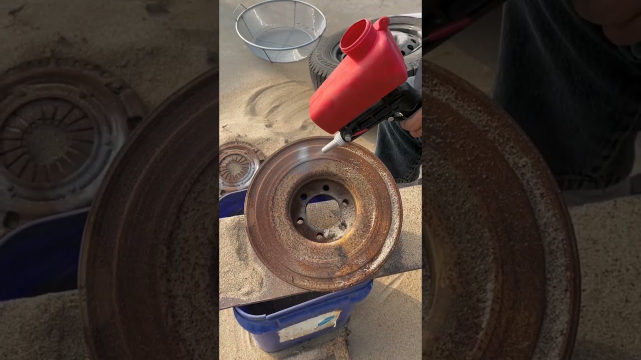 Rust removal , handheld sandblasting gun , hardware tools Good things to share and good #shorts
