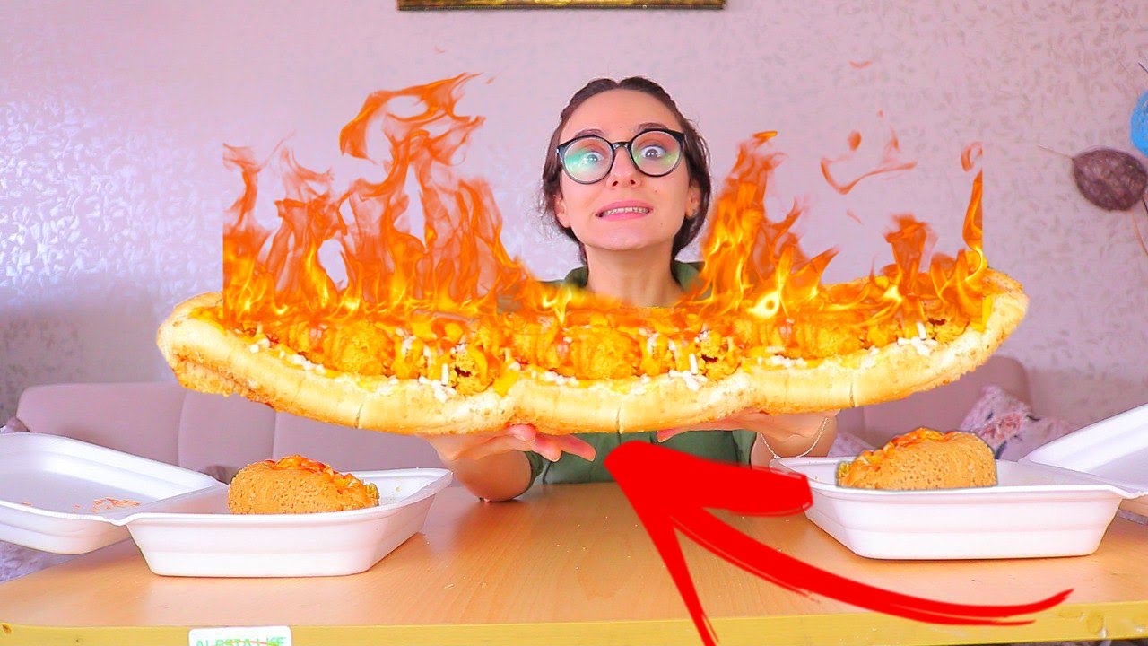 تحدي أكبر سندويشة زنجر (حارّة)🔥