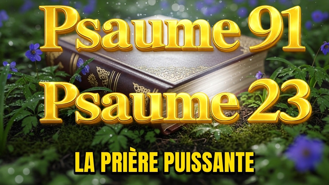 PRIÈRE DU JOUR 13 MARS – PSAUME 91 et PSAUME 23–Les deux PRIÈRES LES PLUS PUISSANTES de la BIBLE