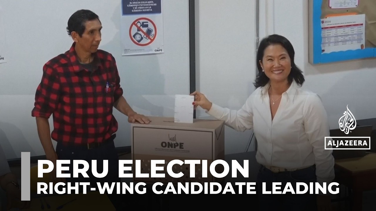 Peru presidential election shows right-wing Keiko Fujimori in narrow lead
