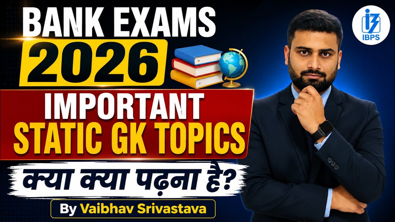 Static GK Syllabus & Strategy | Target Bank Exams 2026 🎯 | By Vaibhav Srivastava