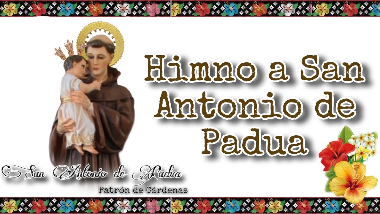 Himno a San Antonio de Padua Cárdenas