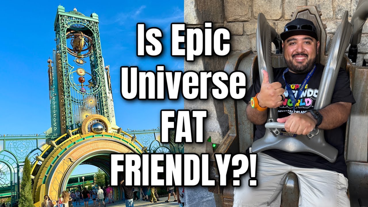 Тестовое руководство по сиденьям Epic Universe для толстых! А вы поместитесь на этих аттракционах?