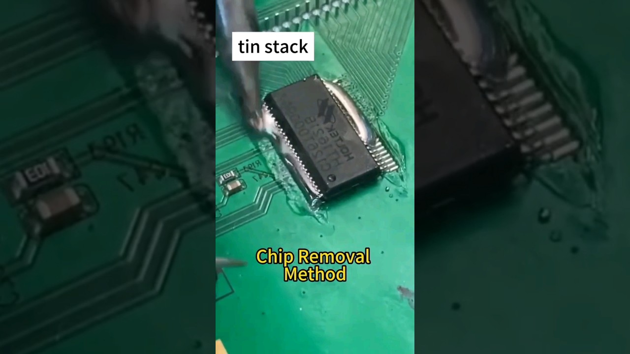 How to remove ic with out soldering gun /ic removing with soldering iron