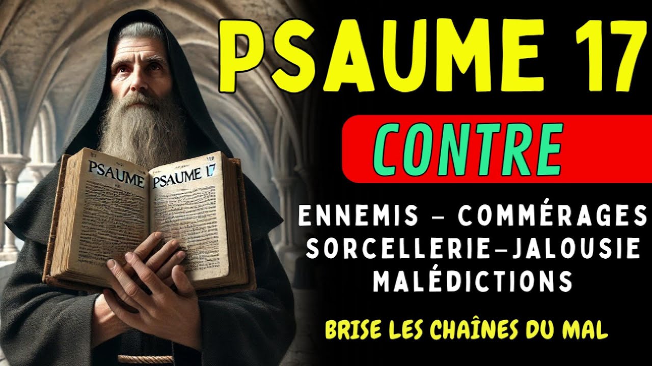 🔥PSAUME 17 &ndash; PROTECTION CONTRE SORTIL&Egrave;GES, JALOUSIES, RAGOTS, ENNEMIS ET MAL&Eacute;DICTIONS - SAINT BENO&Icirc;T