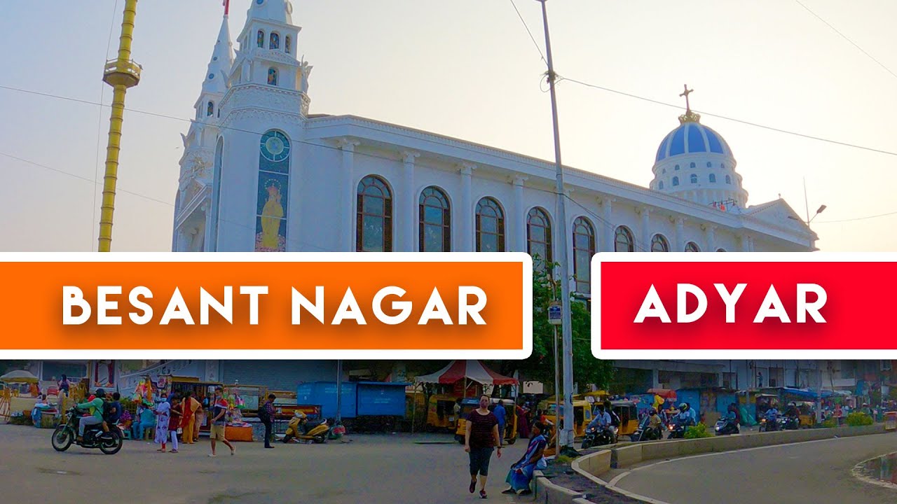 Besant Nagar Beach Chennai | Elliot’s Beach  | Sri Ashtalakshmi Temple | Annai Vailankanni Shrine